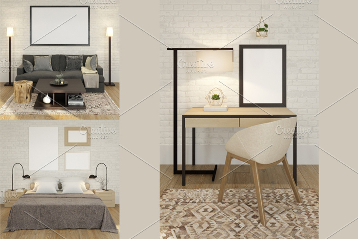 Interior Mockup, a Print Template by Alex Curly (Photo 1 of 2)
