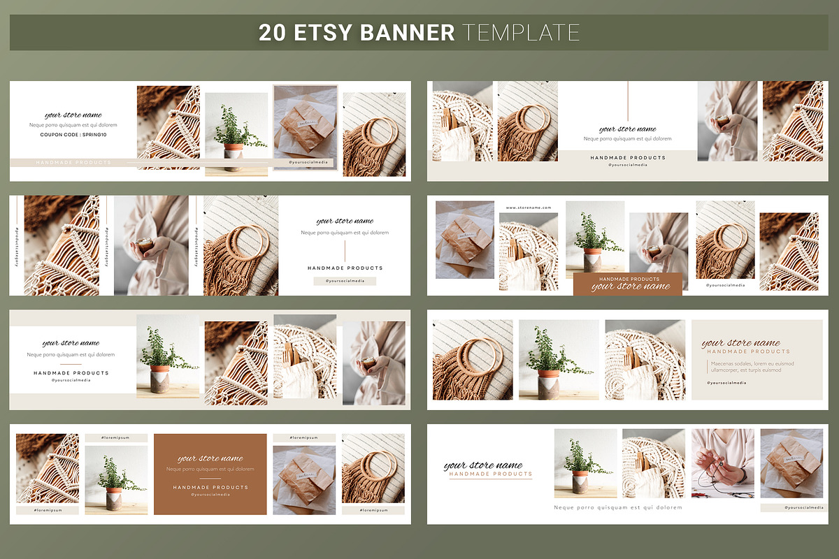 Canva ETSY Branding Kit - SALE, a Templates & Theme by illycreative (Photo 11 of 13)