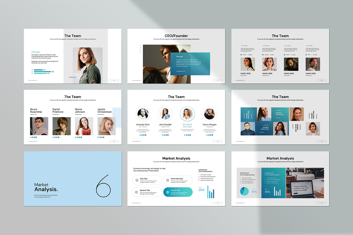 Business Plan PowerPoint Template, a Presentation Template by creathrivestudio (Photo 12 of 30)