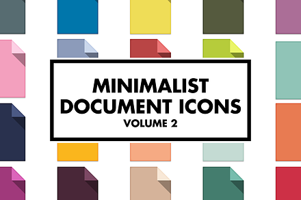 Minimalist Document Icons Volume 2, an Icon by Marmalade Moon