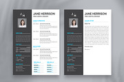 Professional Resume CV Template, a Resume Template by Blackcloud_Creations (Thumbnail 4 of 7)