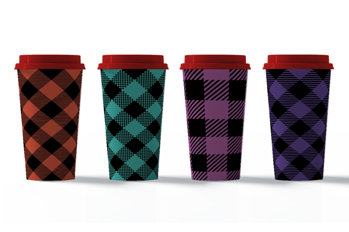 Set Lumberjack Plaid Pattern, a Pattern Graphic by Vectorchoice (Photo 8 of 8)