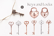 Vintage Collection Cliparts, a Graphic by YuliyaArtGarden (Thumbnail 6 of 17)