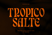 Tropico Salte | Serif Display, a Serif Font by Muntab_Art (Thumbnail 1 of 11)