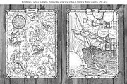 Old Marine Lenormand deck vector, a Texture Illustration by Samiramay (Thumbnail 3 of 8)