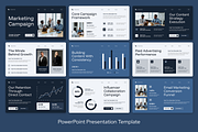 Blue White Marketing Campaign, a Presentation Template by Sixtemp (Thumbnail 2 of 3)