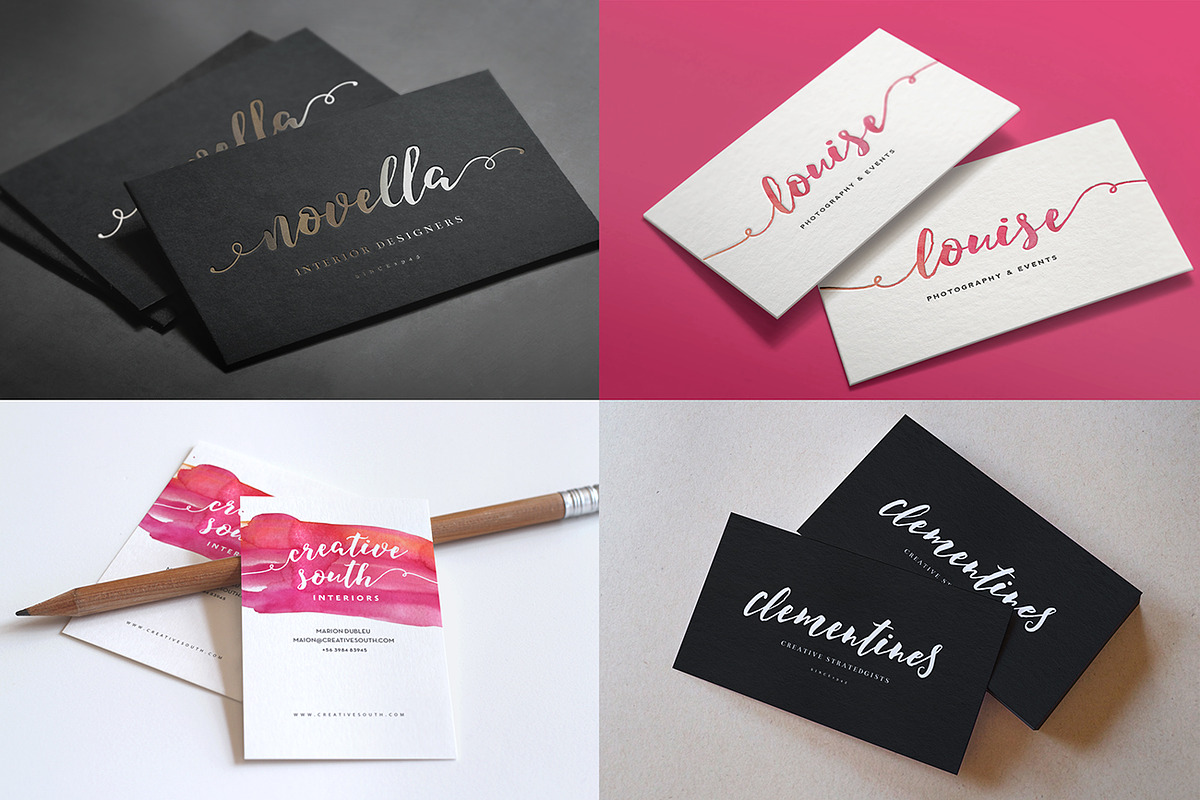 Pleasures Script + Extras, a Script Font by Nicky Laatz (Photo 11 of 11)