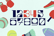 Marathon Torch – Olympic 1950's Font, a Symbol Font by HipFonts (Thumbnail 3 of 9)