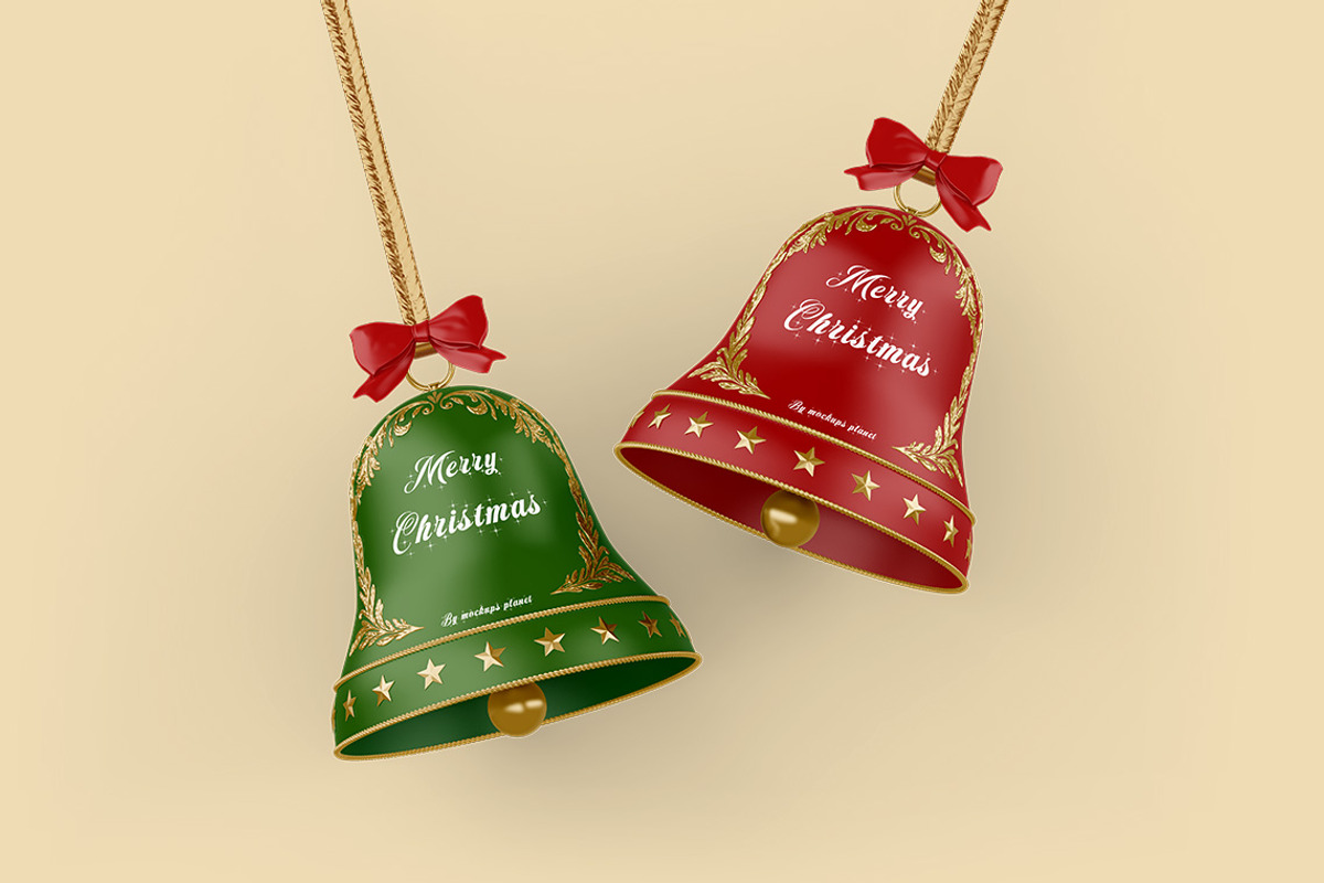 Christmas Bell Mockups, a Mockup by Mockups Planet (Photo 4 of 5)