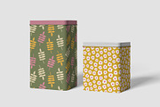 Retro Floral Groovy Vintage Patterns, a Pattern Graphic by Sofico (Thumbnail 9 of 15)