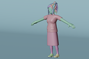 3D School Character Collection, a Characters & Person 3D Model by Dudukbersama (Thumbnail 5 of 7)
