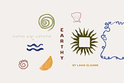 Handmade Earthy Frames & Backgrounds, an Object Graphic by Lana Elanor (Thumbnail 5 of 16)