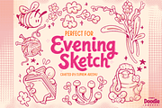 Art-Style Outline Brushes, a Brush Add-On by TheDoodleSweets (Thumbnail 4 of 4)