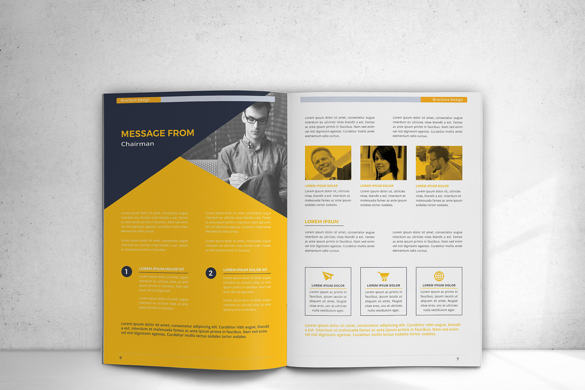Annual Report, a Brochure Template by design_pick (Photo 8 of 17)