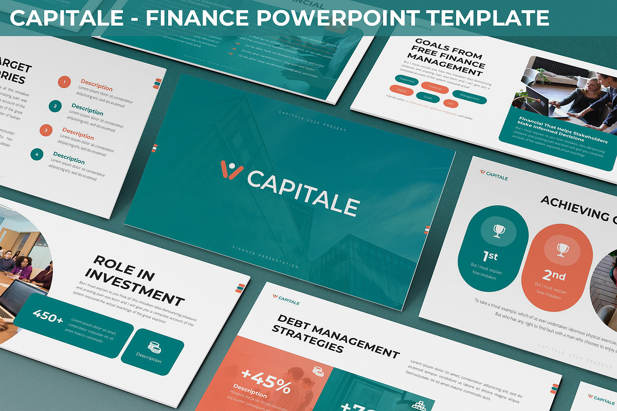 Capitale - Finance Powerpoint, a Presentation Template by SlideFactory (Photo 1 of 4)