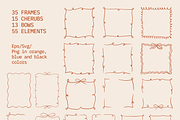 Whimsical Romantic Hand Drawn Set, a Decorative Illustration by Veronika Gotovceva (Thumbnail 2 of 5)