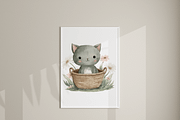 20 Sweet Cat Clipart, an Animal Illustration by Pati Charm Studio (Thumbnail 7 of 8)
