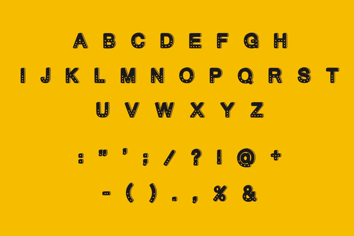 Cute Dots, a Handwritten Font by Fourteen Letter (Photo 6 of 8)