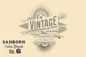 Sanborn Vector Elements Bundle Pack