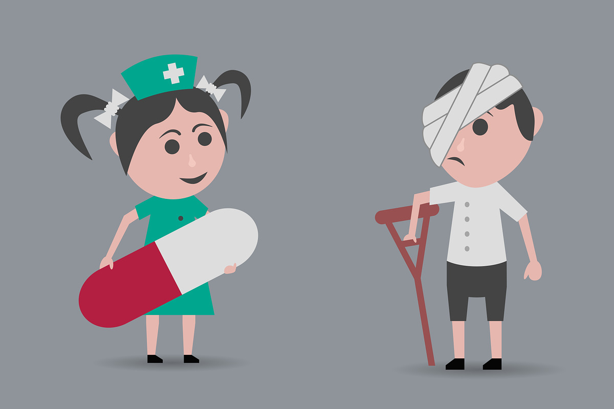 23 dolls and health backgrounds, a Healthcare Illustration by noche (Photo 20 of 23)