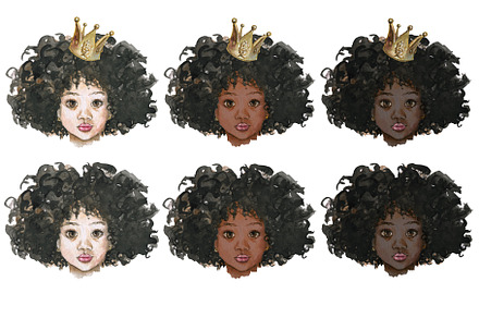 Afro baby girl 4