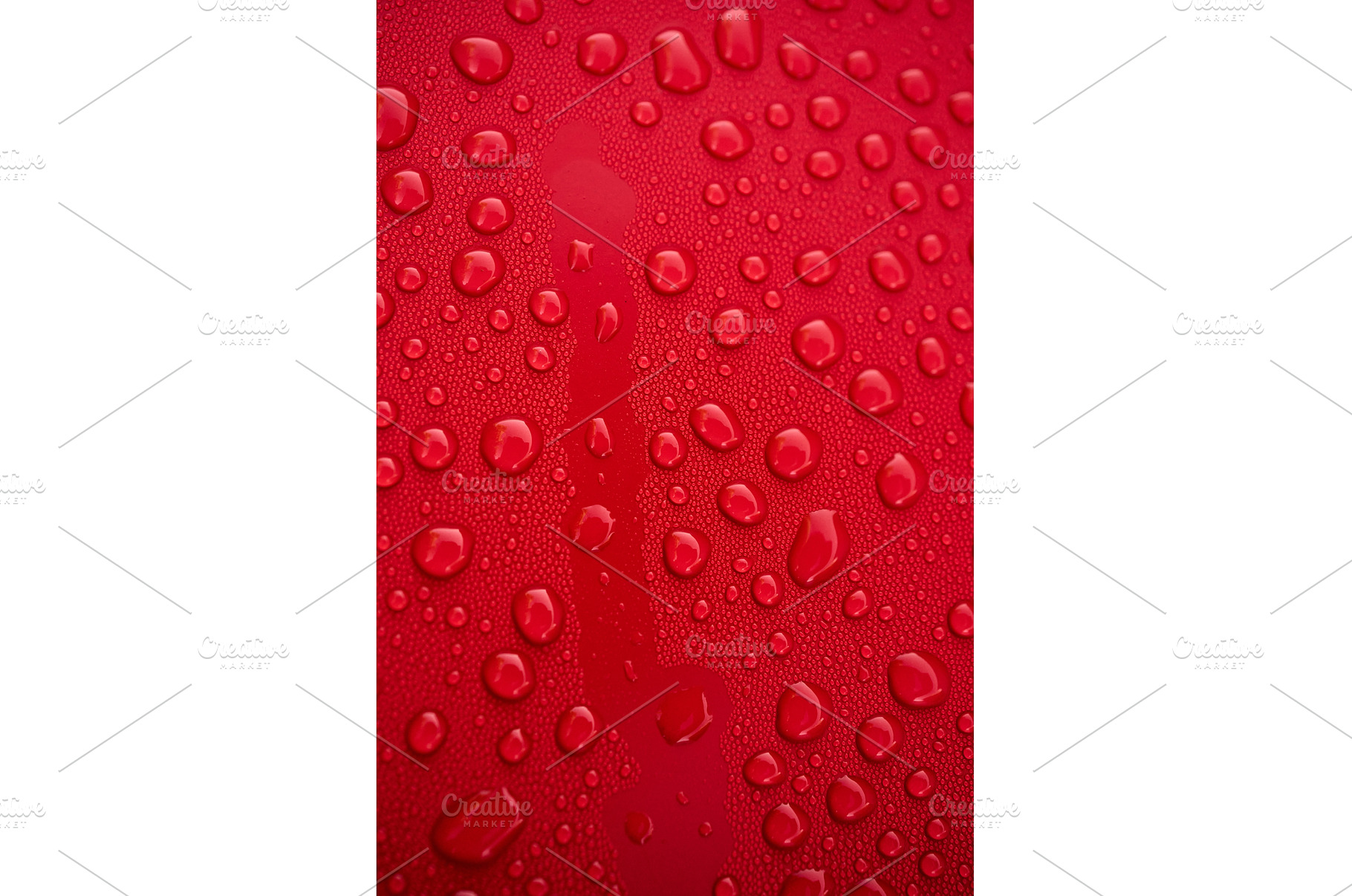 Bright red surface adorned with, an Arts & Entertainment Photo by IlliaBondarPhotography