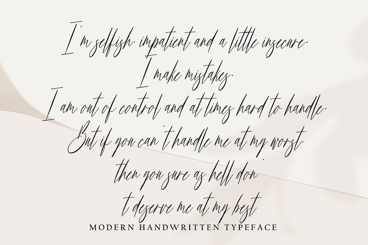 Geoff Hamlet, a Handwritten Font by HaKi Studio (Photo 5 of 5)
