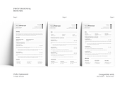 Minimal Resume Design Template, a Resume Template by GraphicFlava (Thumbnail 3 of 8)