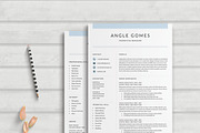 Resume Template 4 Page | Angle, a Resume Template by Symie Design (Thumbnail 1 of 7)