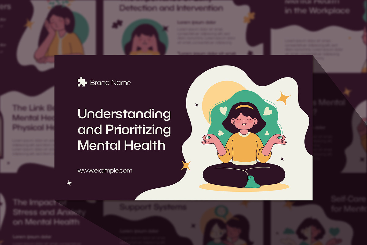 Mental Health Presentation, a Templates & Theme by studiogstock (Photo 2 of 5)