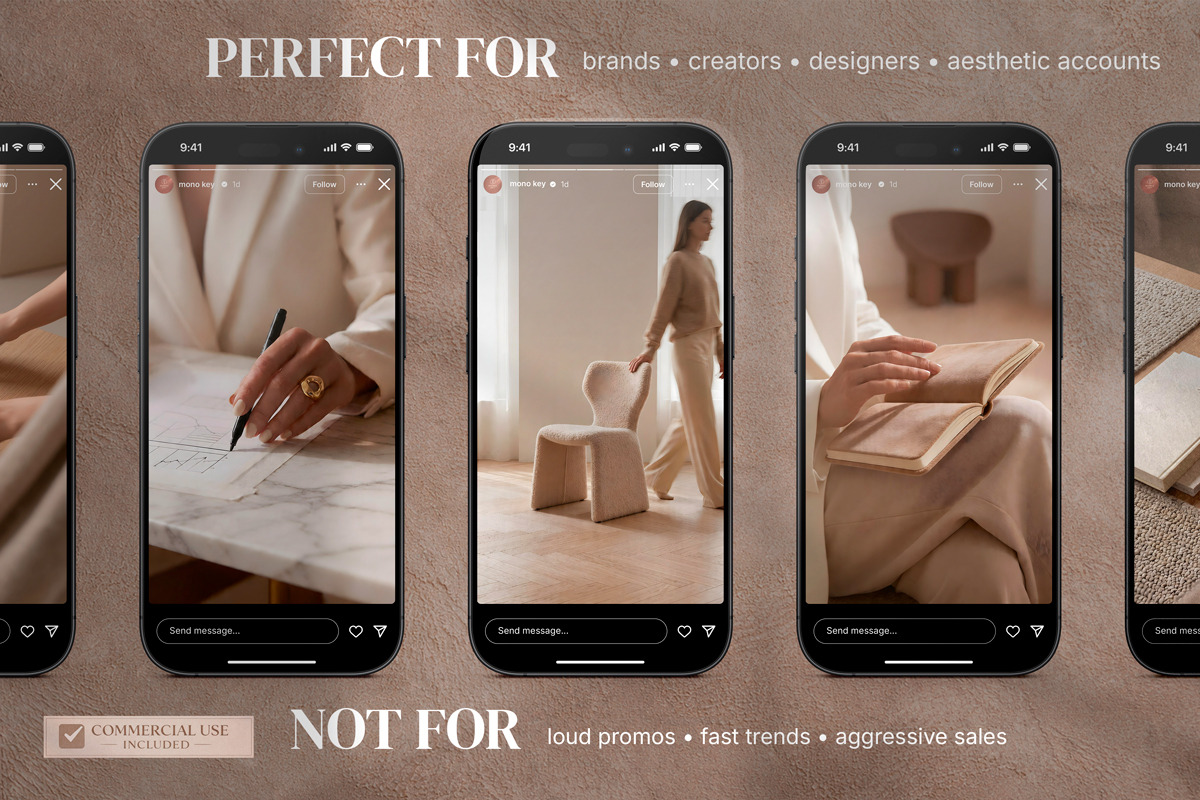 Faceless Content for Experts & Coach, a Social Media Template by MONO KEY STUDIO (Photo 4 of 11)