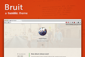 Bruit ~ a vintage tumblr theme