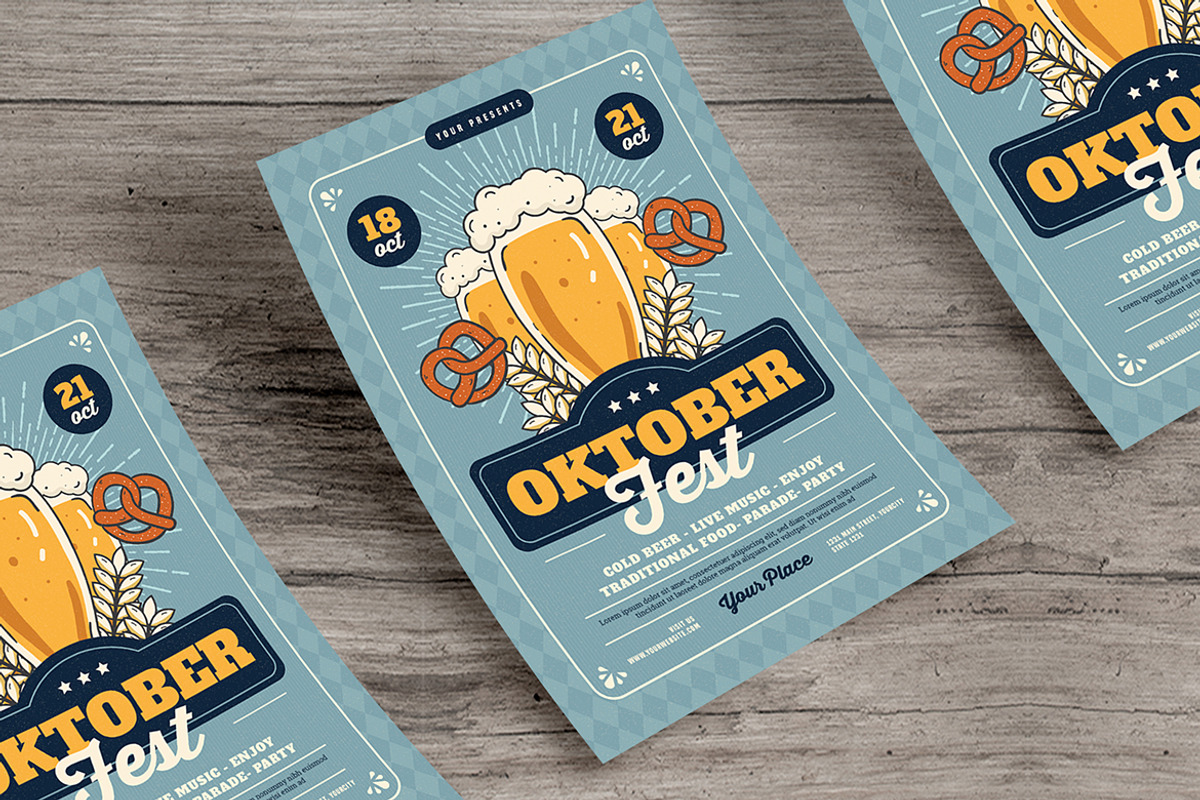 October Fest Flyer, a Flyer Template by Guuver (Photo 3 of 3)