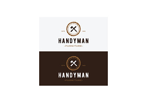 Retro vintage wood Logo design., a Branding & Logo Template by LOGOCREATIVE