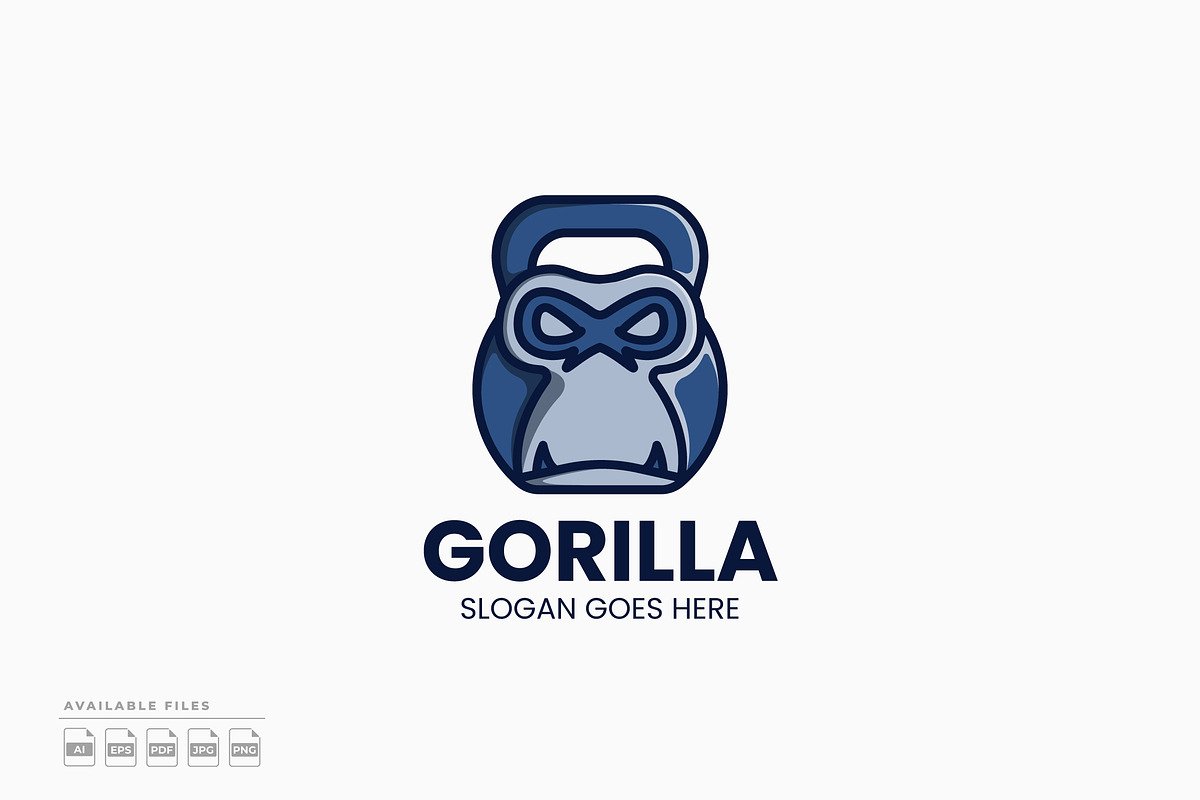 Gorilla Gym Logo, a Branding & Logo Template by Zeer Graphic