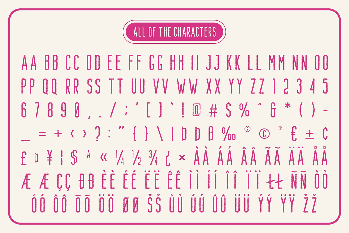 Bondie Rounded Rough, a Sans Serif Font by Craft Supply Co. (Photo 8 of 8)