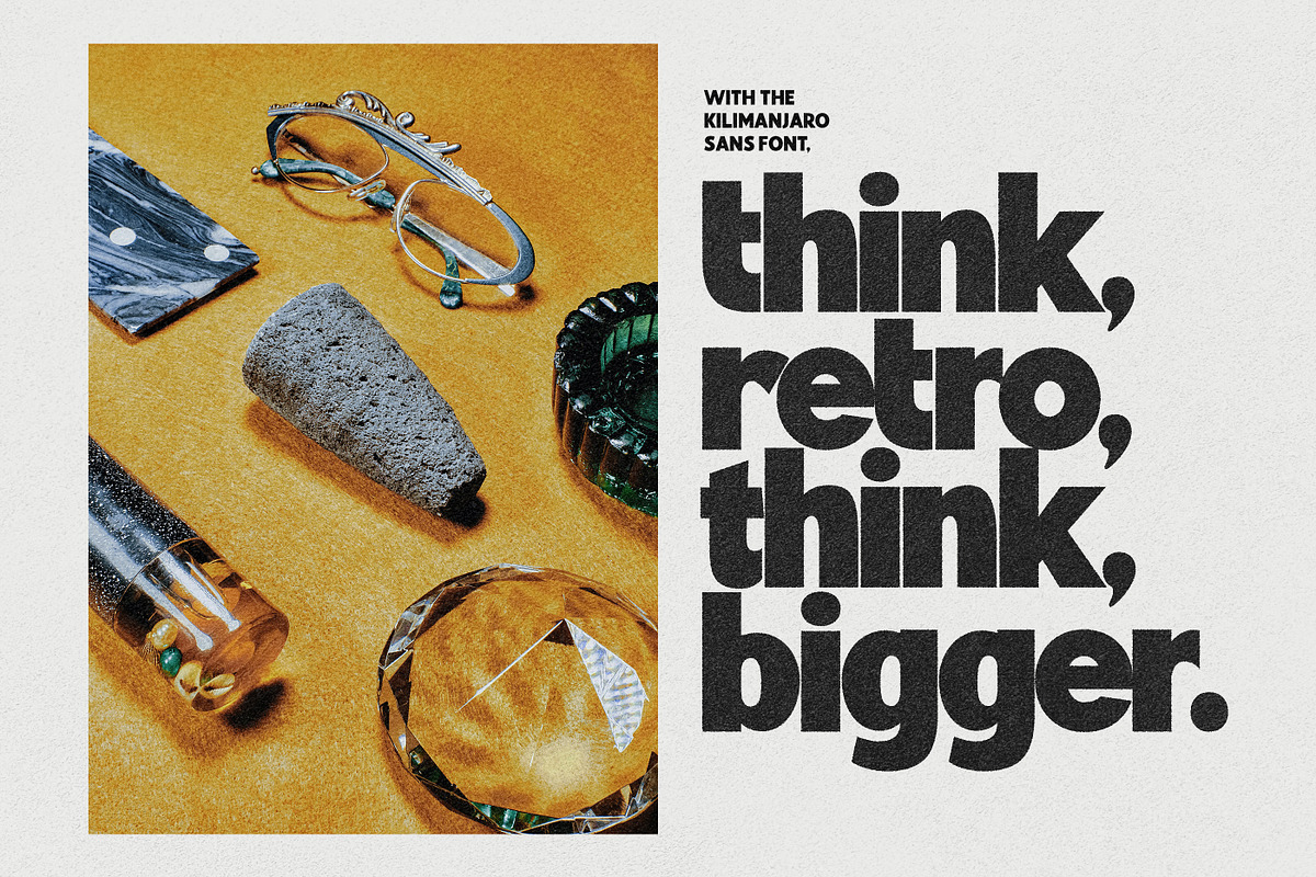 Kilimanjaro Sans (36 fonts), a Font by Nicky Laatz (Photo 18 of 75)