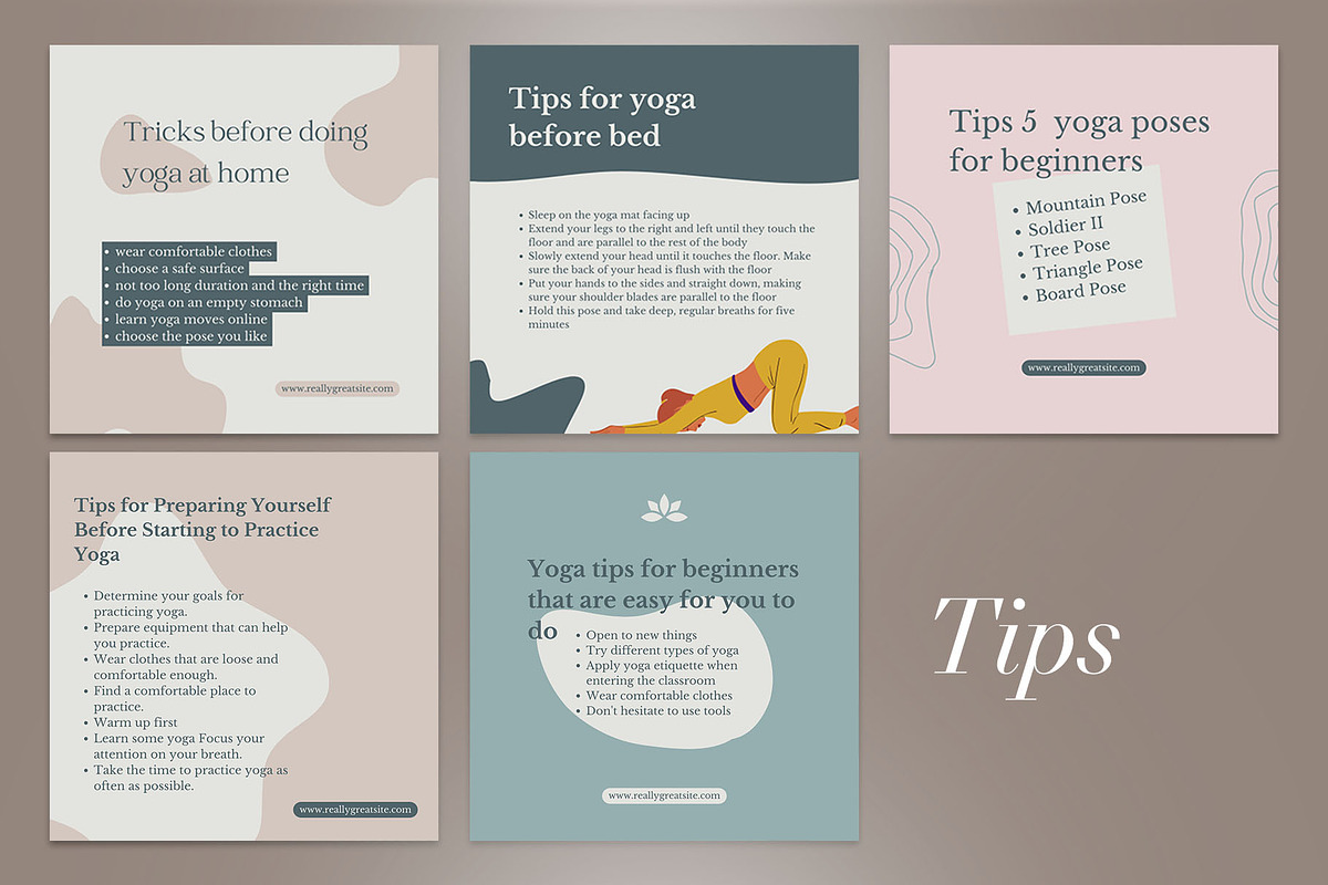 Yoga Instagram | CANVA Template, a Social Media Template by Azruca (Photo 12 of 17)