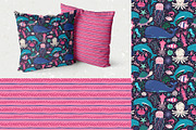 Cute sea animals and patterns, an Animal Illustration by MagicForestory (Thumbnail 5 of 6)