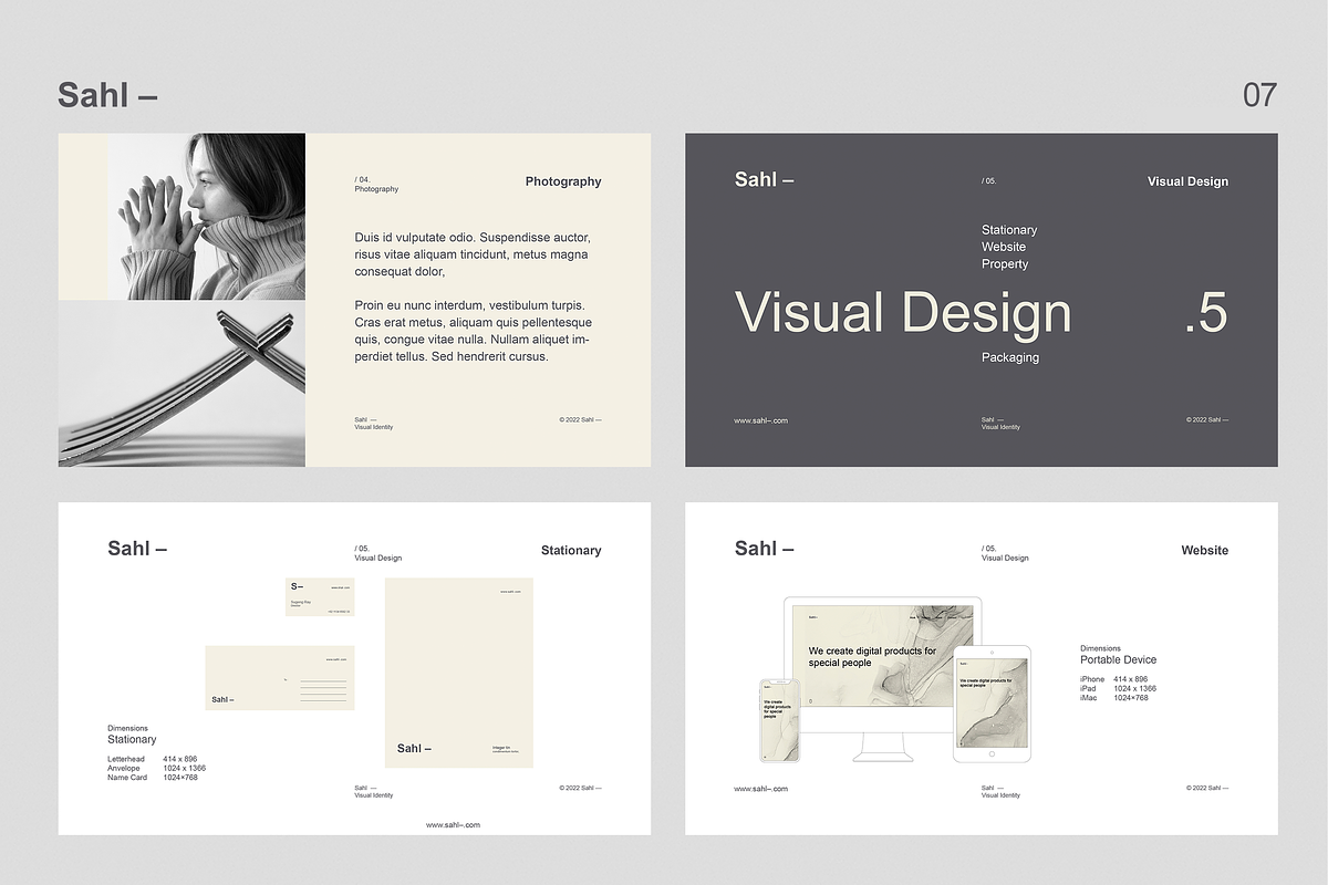 Sahl- Brand Identity Presentations, a Presentation Template by BOXKAYU (Photo 8 of 9)