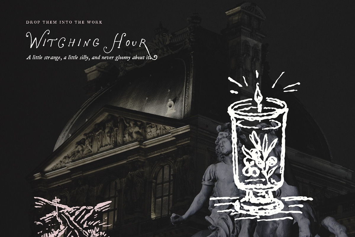 Witchy Clipart Bundle, Mystical Set, an Object Illustration by The October Creative (Photo 13 of 13)