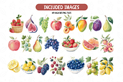 Sweety Fruits Clipart Bundle, a Food Illustration by TatiMockup (Thumbnail 2 of 4)