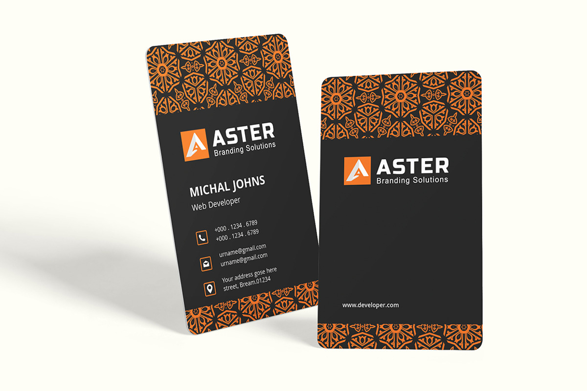 Pattern Business Card, a Business Card Template by UI_Expert
