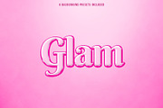PINK GLOSS 3D Shiny Text Effect, a Preset Add-On by velvetmade.designs (Thumbnail 6 of 8)