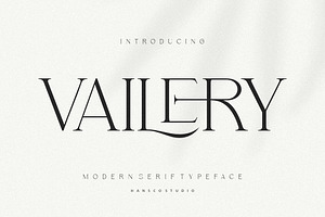 Vailery Font - Modern Serif Font