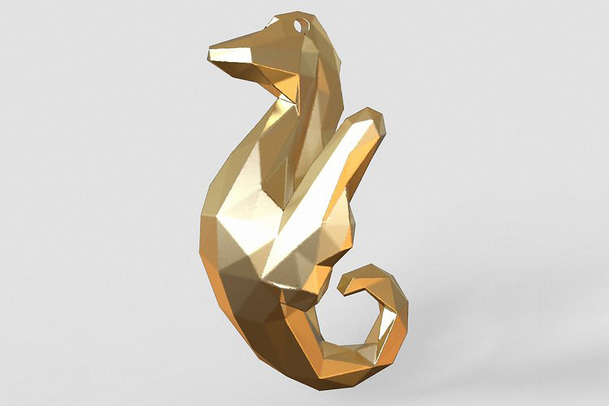 7 Nautical Charm 3D Model Set, an Animal 3D Model by Kseniya-Omega (Photo 12 of 17)