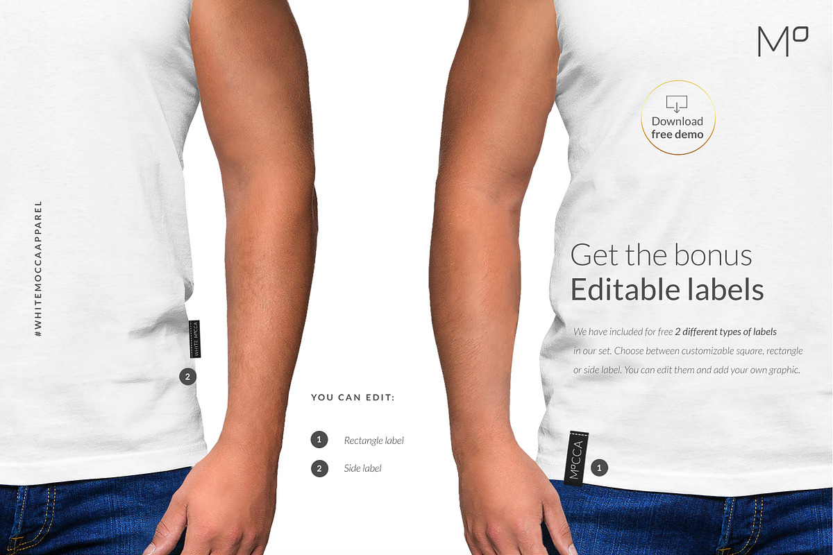 Men Tank Mock-ups Set FREE DEMO, a Books & Magazine Mockup by Apparel_Mockups (Photo 3 of 24)