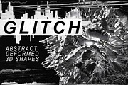 GLITCH - Abstract deformed 3D shapes, an Object Graphic by ghost friend's shop (Thumbnail 1 of 2)