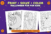 60 Halloween Mazes for Kids, a Seasonal Illustration by Dreamy Little Graphics (Thumbnail 6 of 7)