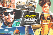 Comic Design Photoshop Action, an Action Add-On by iHemalaya (Thumbnail 1 of 2)